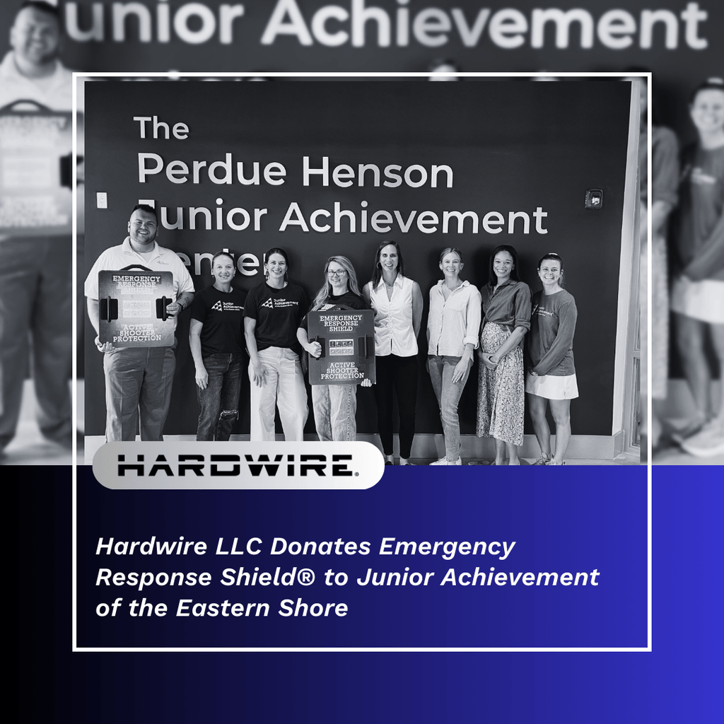 Hardwire LLC Donates Emergency Response Shields to Junior Achievement of the Eastern Shore