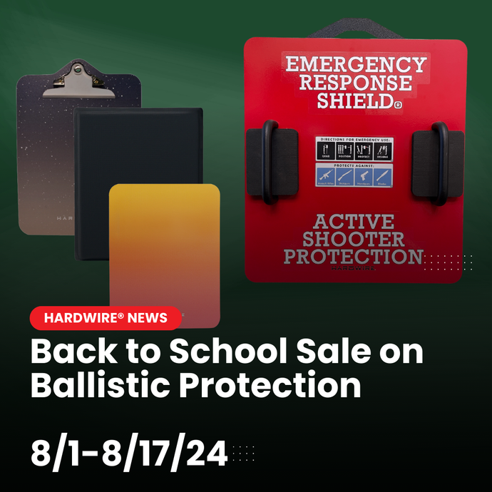 Back to School Sale on Ballistic Protection Products