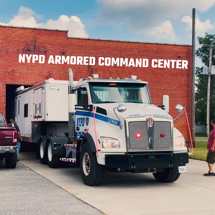 Armored NYPD Mobile Command Center