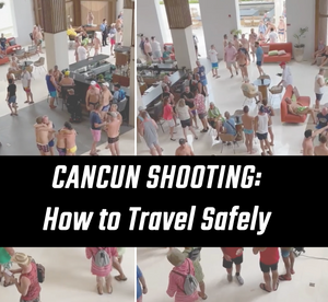 Travelers during Cancun Shooting