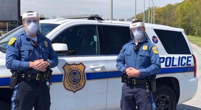 DRBA Police Department Welcomes Donation Of Face Shields