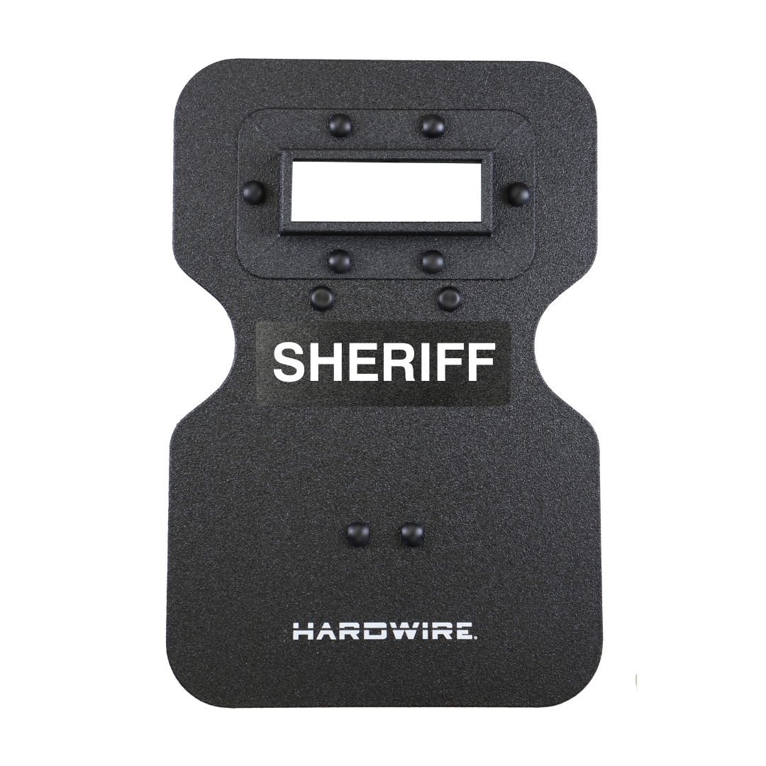 Double Shooter's Cut Tactical Shield – Hardwire LLC