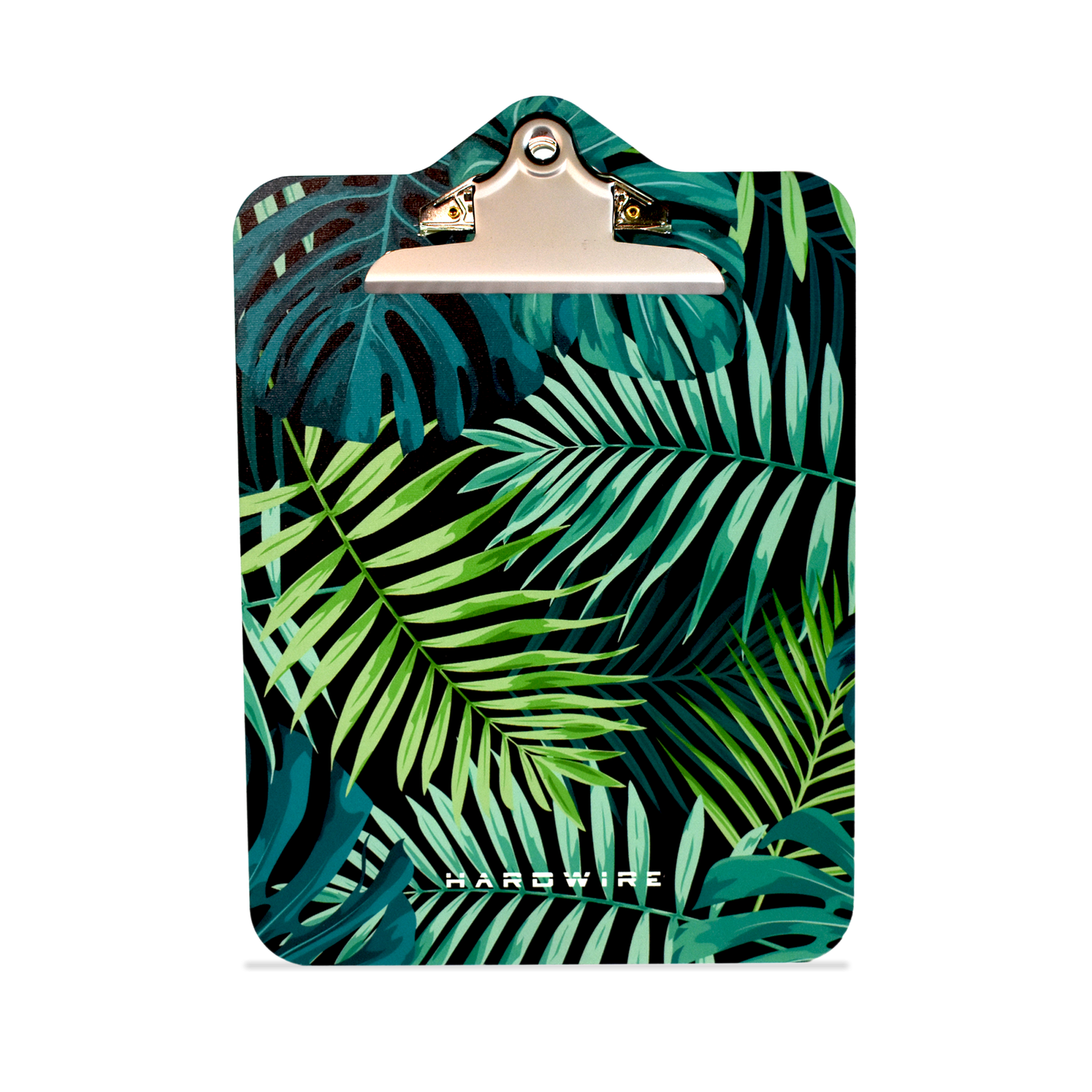 Front side of the Palm Leaves pattern for bulletproof clipboard level IIIA